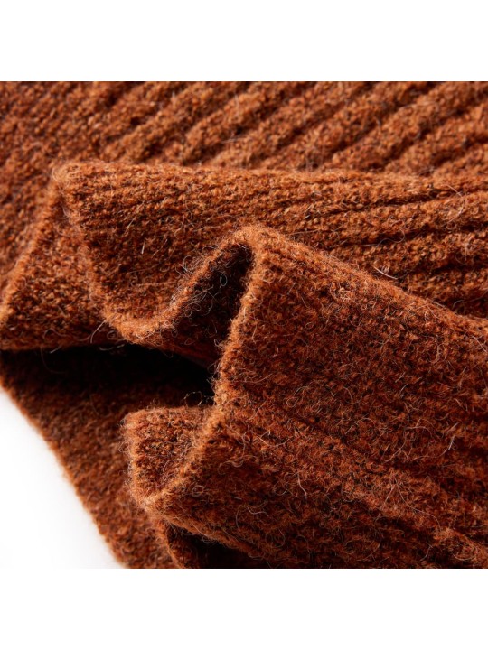 Dětský pletený cardigan koňakový 128