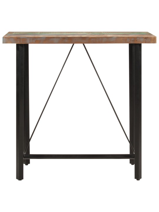 Barový stůl 110x55x107 cm masivní recyklované dřevo a železo