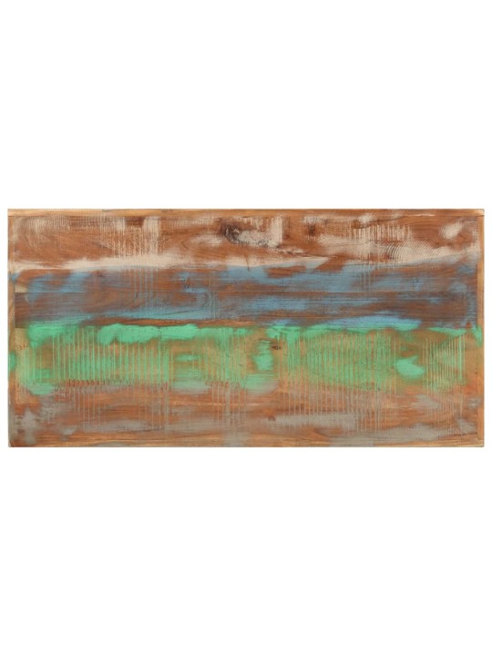 Barový stůl 110x55x107 cm masivní recyklované dřevo a železo
