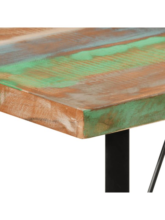 Barový stůl 110x55x107 cm masivní recyklované dřevo a železo