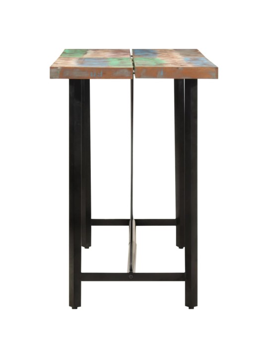 Barový stůl 150 x 70 x 107 cm masivní recyklované dřevo