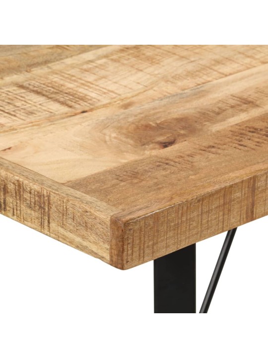 Barový stůl 110 x 55 x 107 cm masivní mangovník a železo