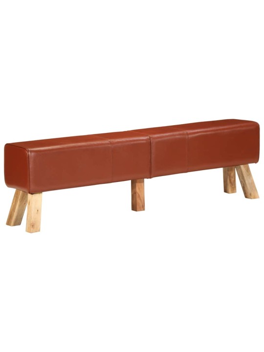 Lavice gymnastický kůň hnědá 160 cm pravá kůže