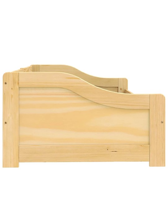 Válenda se 2 zásuvkami IRUN 90x200 cm masivní borové dřevo