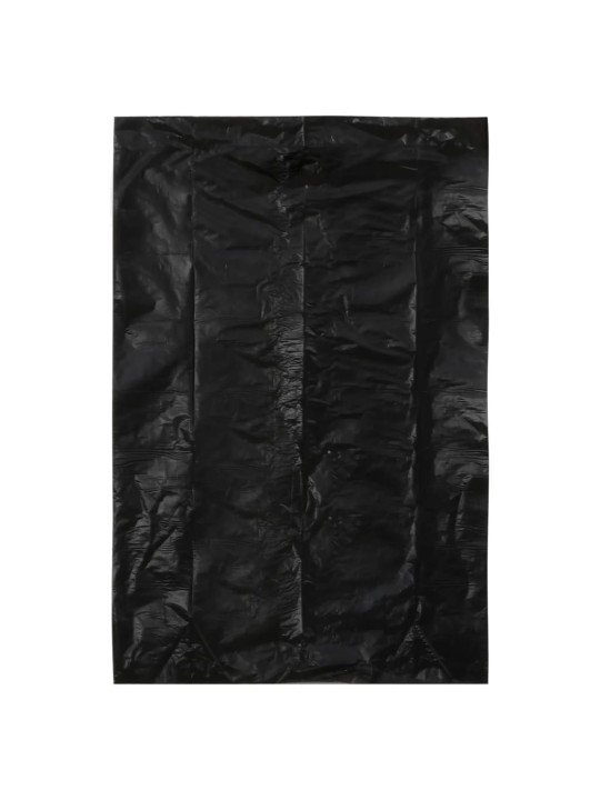 Sáčky na psí exkrementy 750 ks černé 30 x 20 cm PE