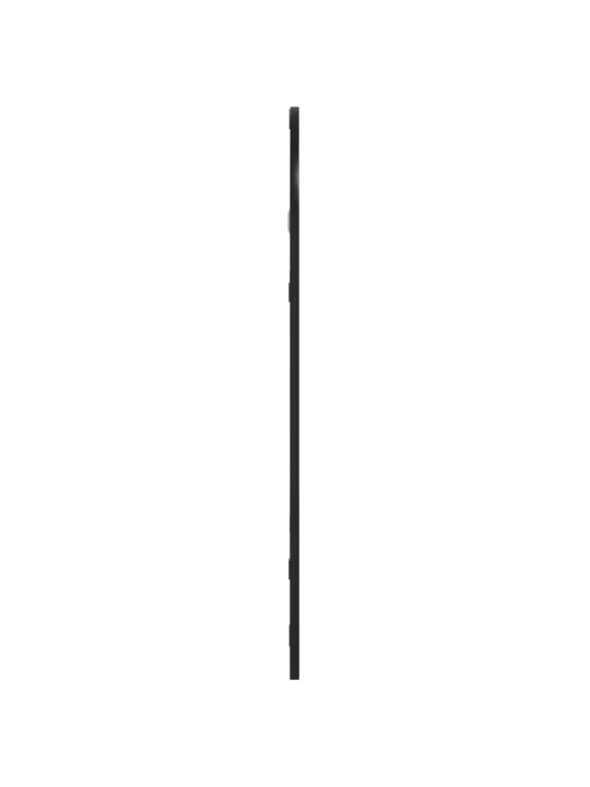 Nástěnné zrcadlo černé 30 x 60 cm oblouk železo