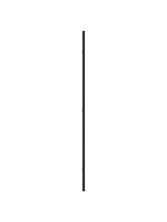 Nástěnné zrcadlo černé 60 x 100 cm obdélník železo