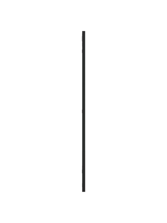 Nástěnné zrcadlo černé 50 x 80 cm obdélník železo
