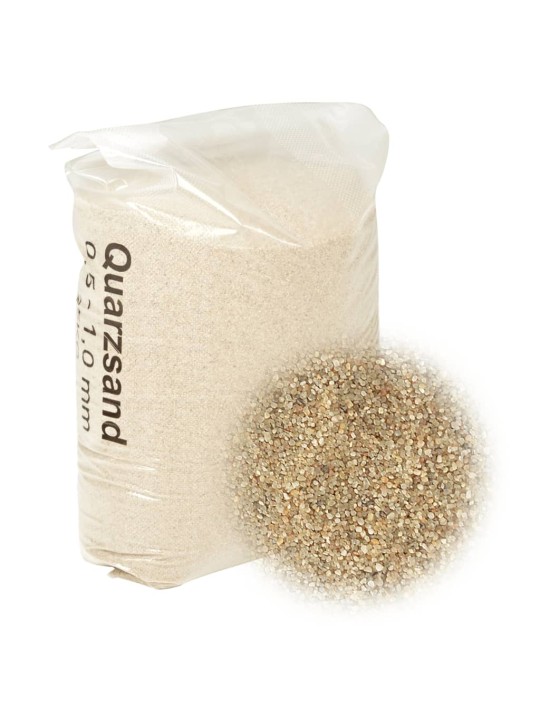 Filtrační písek 25 kg 0,5–1,0 mm