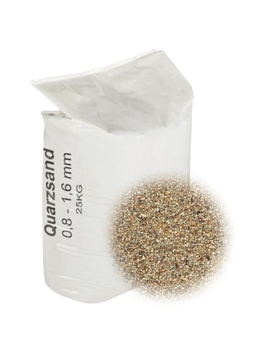 Filtrační písek 25 kg 0,8–1,6 mm