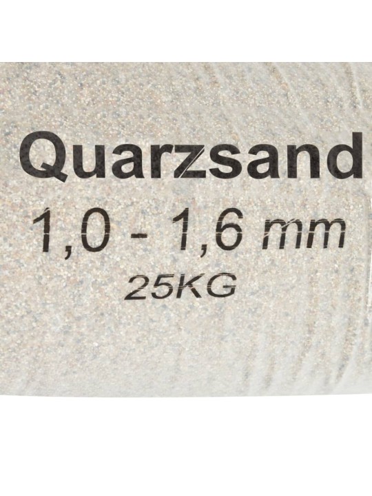 Filtrační písek 25 kg 1,0–1,6 mm