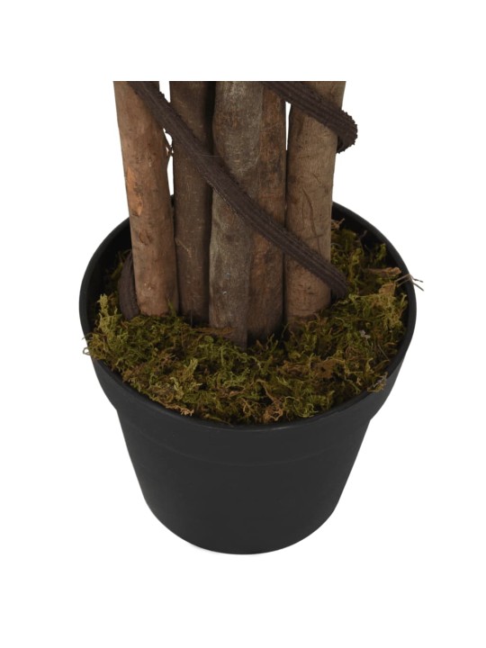 Umělý fíkus lyrový 96 listů 80 cm zelený