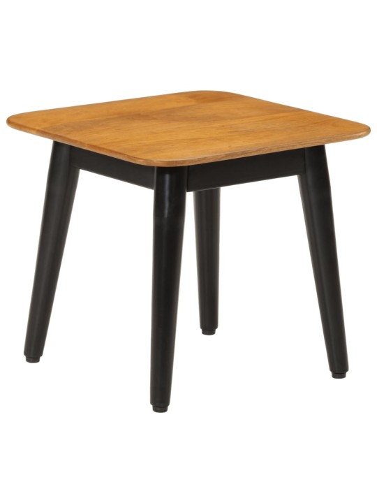Konferenční stolek 45 x 45 x 40 cm masivní mangovník a železo