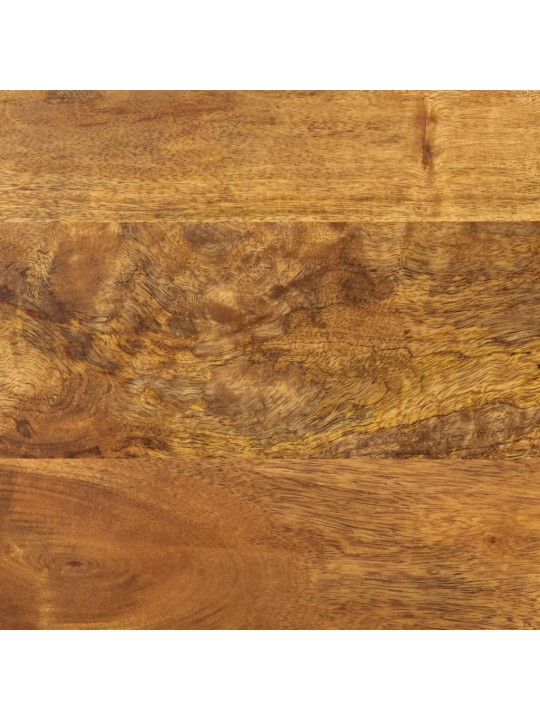 Konferenční stolek 45 x 45 x 40 cm masivní mangovník a železo