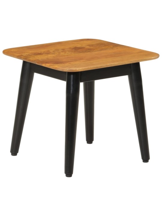 Konferenční stolek 45 x 45 x 40 cm masivní mangovník a železo