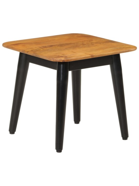Konferenční stolek 45 x 45 x 40 cm masivní mangovník a železo