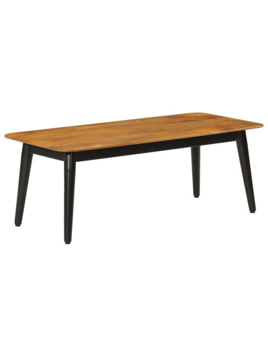 Konferenční stolek 110 x 50 x 40 cm masivní mangovník a železo