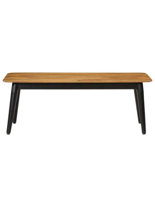 Konferenční stolek 110 x 50 x 40 cm masivní mangovník a železo