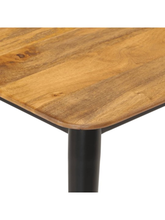Konferenční stolek 110 x 50 x 40 cm masivní mangovník a železo