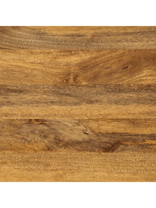Konferenční stolek 110 x 50 x 40 cm masivní mangovník a železo