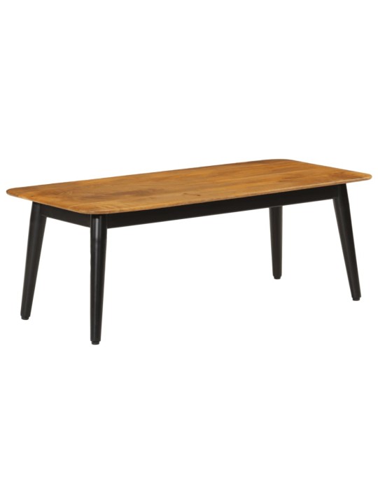 Konferenční stolek 110 x 50 x 40 cm masivní mangovník a železo