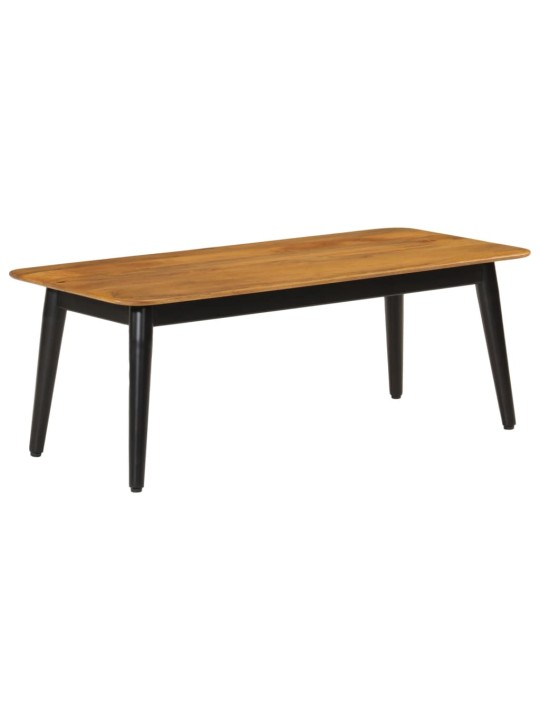 Konferenční stolek 110 x 50 x 40 cm masivní mangovník a železo