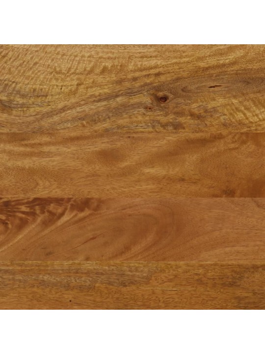 Lavice 160 x 40 x 45 cm masivní mangovníkové dřevo a železo