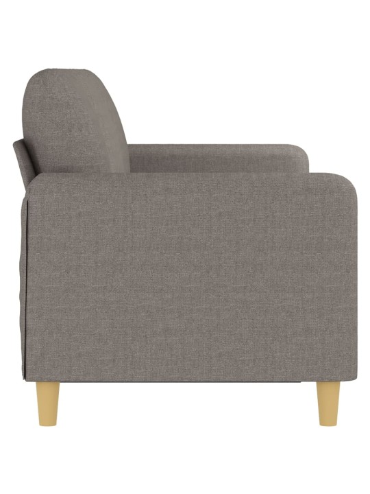 3místná pohovka taupe 180 cm textil