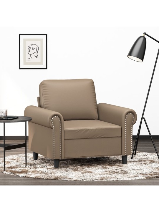 Křeslo cappuccino 60 cm umělá kůže
