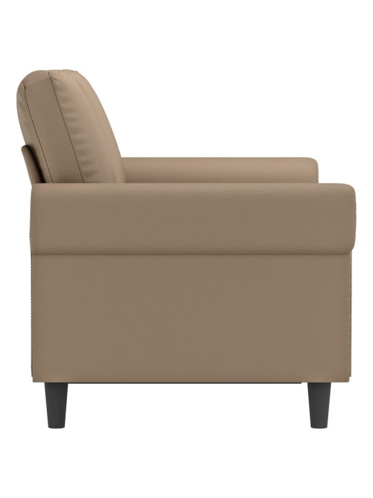 2místná pohovka cappuccino 120 cm umělá kůže