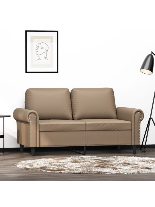 2místná pohovka cappuccino 120 cm umělá kůže