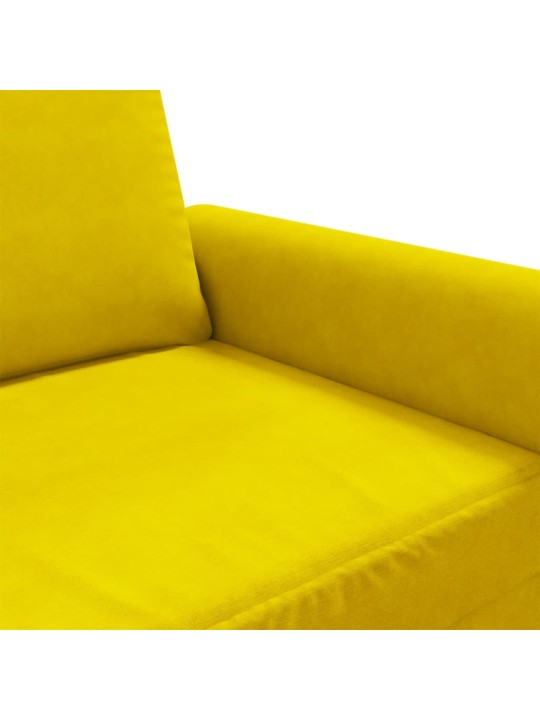 Křeslo žluté 60 cm samet