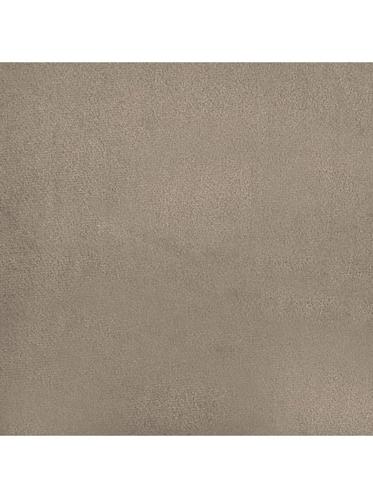 2místná pohovka taupe 120 cm tkanina z mikrovlákna