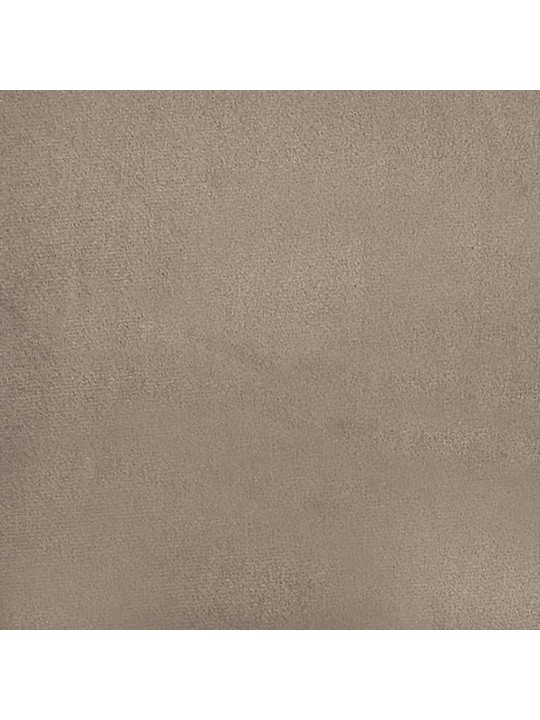 2místná pohovka taupe 140 cm tkanina z mikrovlákna
