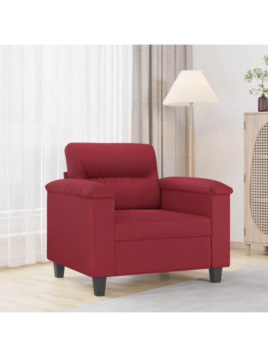 Křeslo vínové 60 cm umělá kůže