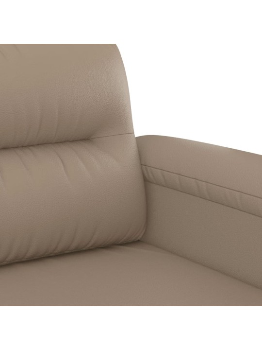 2místná pohovka cappuccino 120 cm umělá kůže