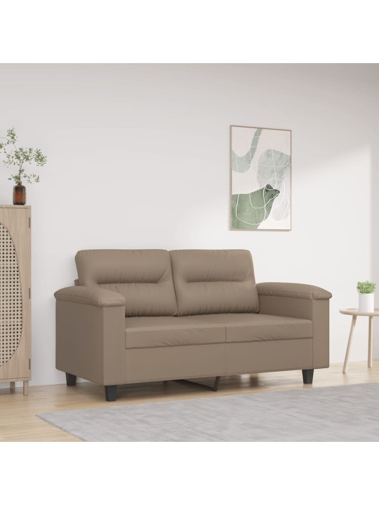 2místná pohovka cappuccino 120 cm umělá kůže