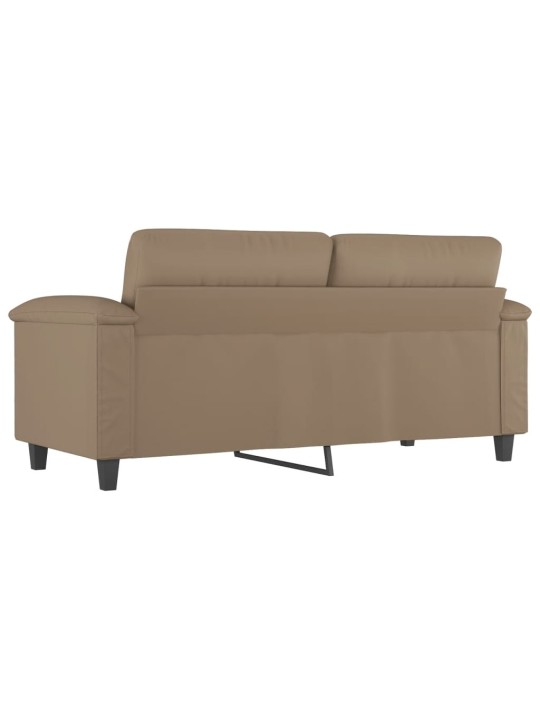 2místná pohovka cappuccino 140 cm umělá kůže