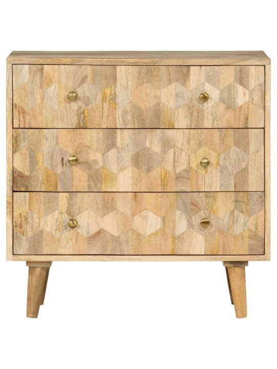 Komoda 70 x 35 x 70 cm masivní mangovníkové dřevo