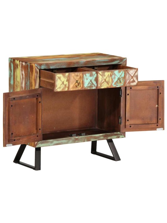 Komoda vícebarevná 70x35x70 cm masivní recyklované dřevo