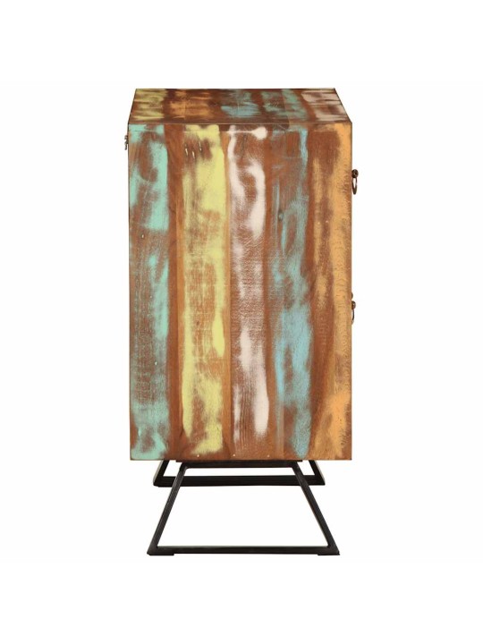Komoda vícebarevná 70x35x70 cm masivní recyklované dřevo