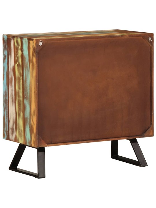 Komoda vícebarevná 70x35x70 cm masivní recyklované dřevo