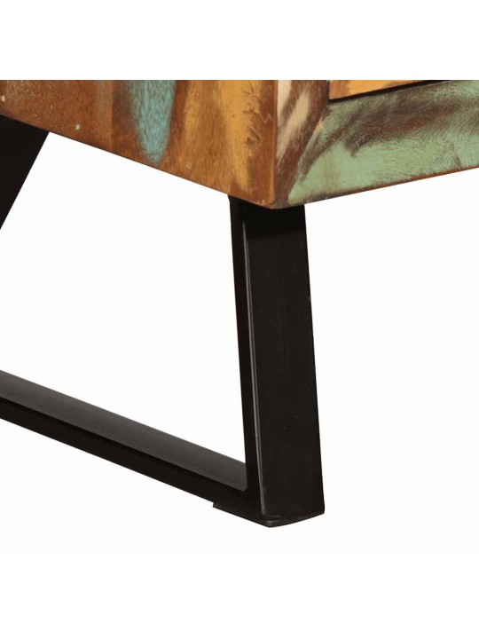Komoda vícebarevná 70x35x70 cm masivní recyklované dřevo