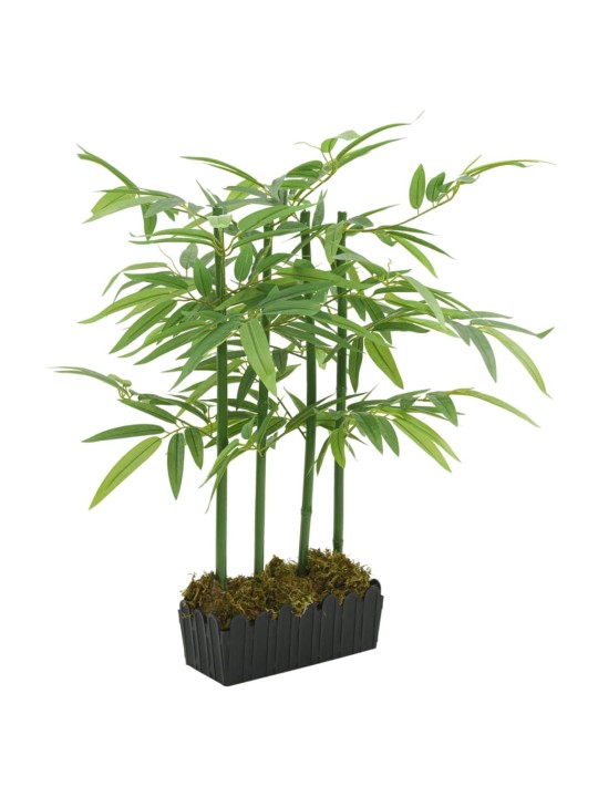 Umělý bambus 500 listů 80 cm zelený