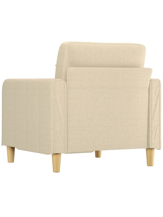 Křeslo krémové 60 cm textil