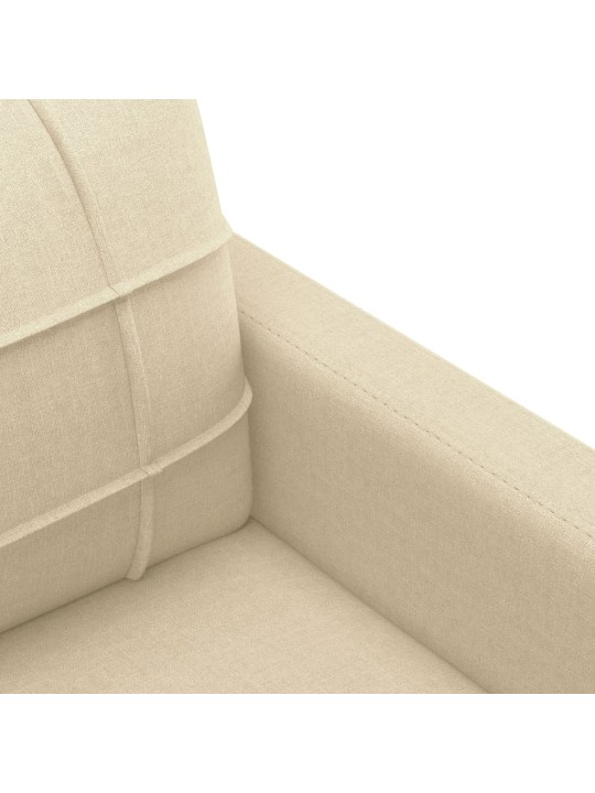 Křeslo krémové 60 cm textil