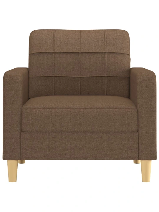 Křeslo hnědé 60 cm textil
