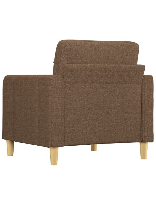 Křeslo hnědé 60 cm textil