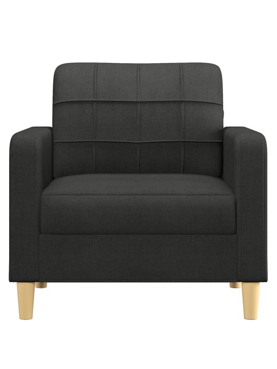 Křeslo černé 60 cm textil