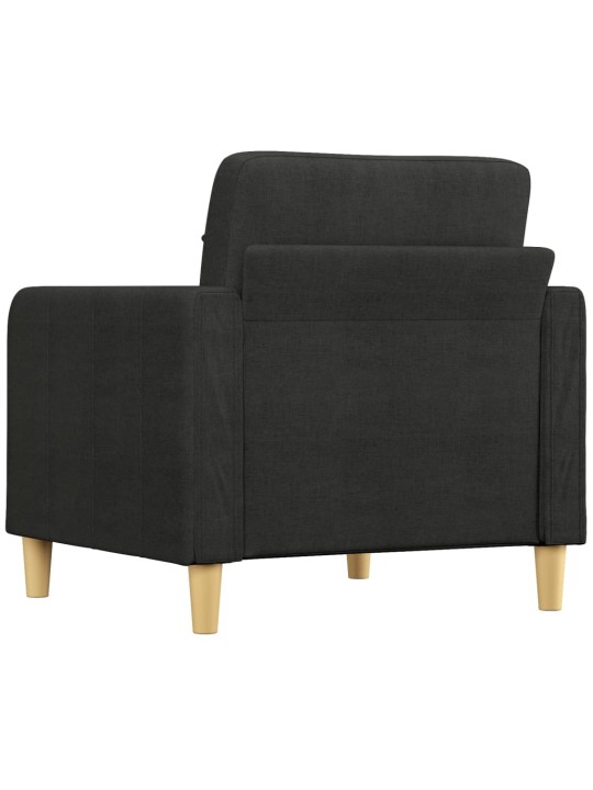 Křeslo černé 60 cm textil